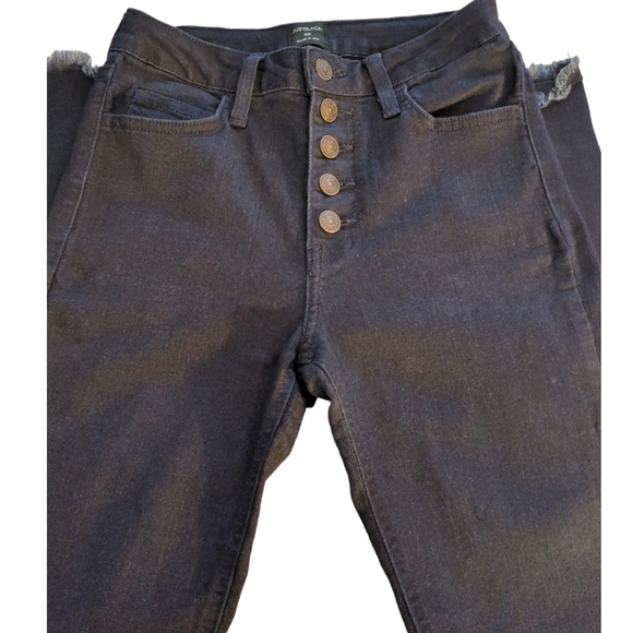 Just black jeans size 26 55%Rayon color Black - Picture 3 of 10